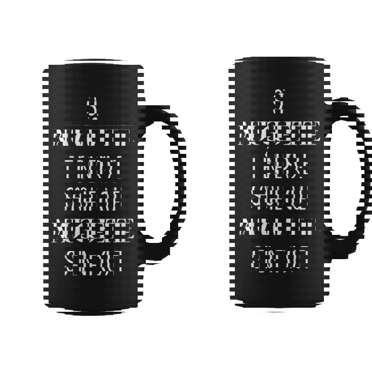 Prénom Uette T'énerve Sache Que Uette Avec Col En V Tasse