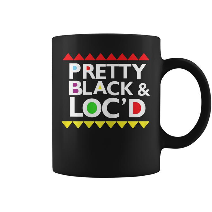 Pretty Black Locs For Loc'd Up Dreadlocks Girl Melanin Coffee Mug