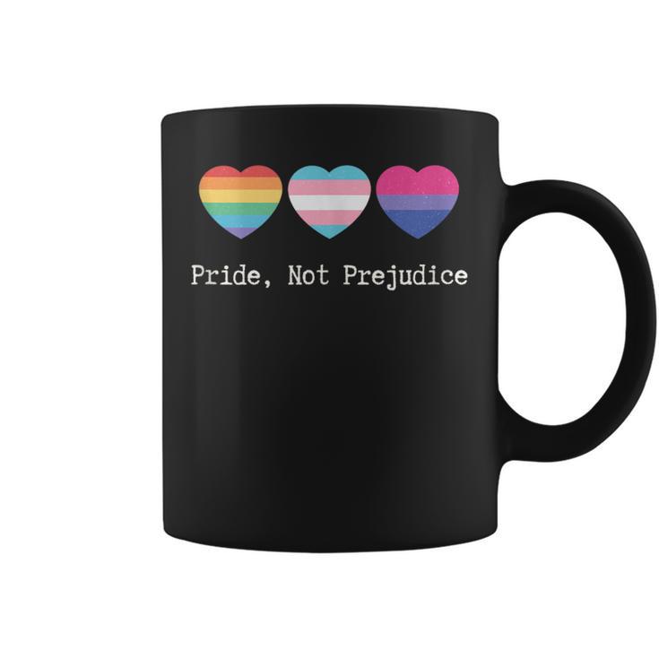 Pride Not Prejudice Gay Pride Lgbtia Coffee Mug