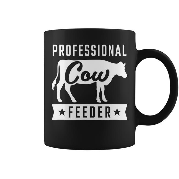 Professional Cow Feeder For Cow Loving Farmers Cute Coffee Mug