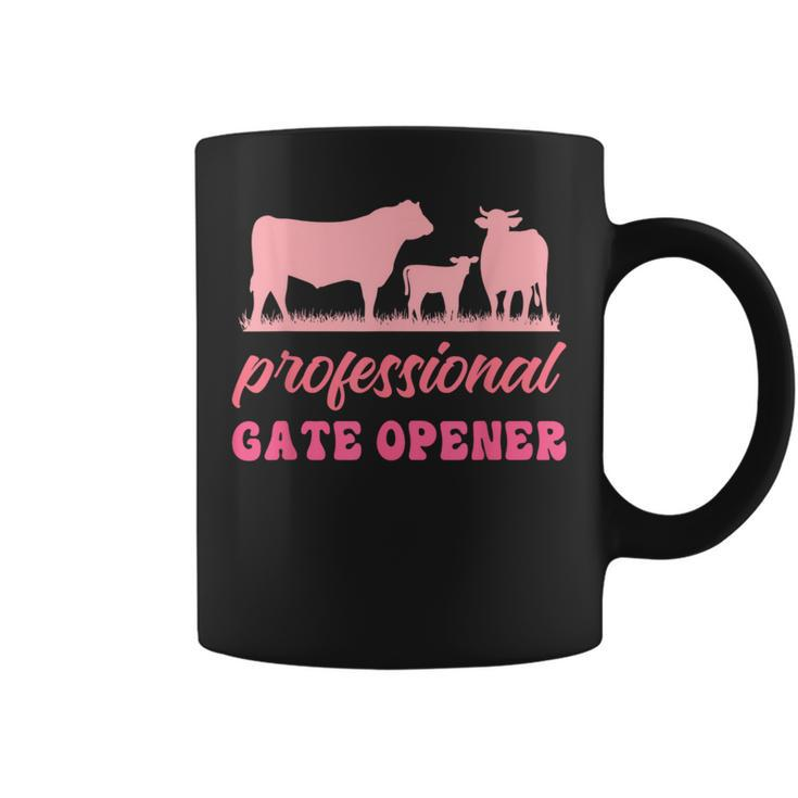 Professional Gate Opener Farm Apparel Coffee Mug