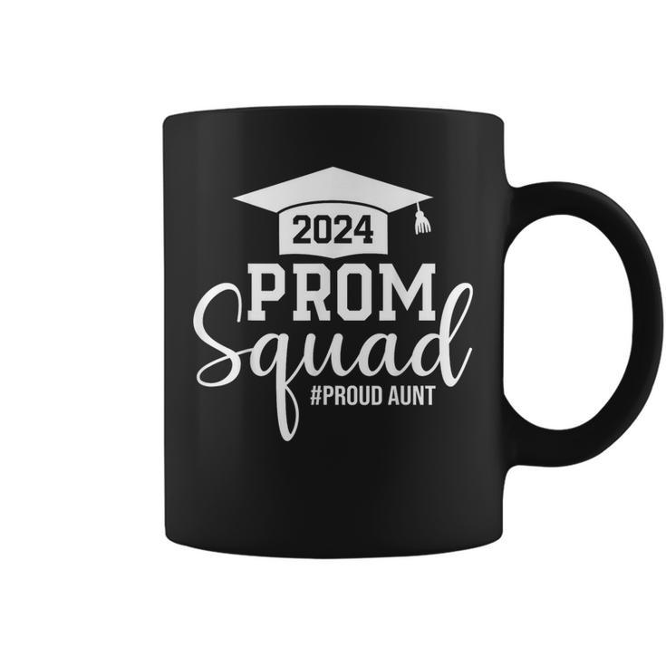Prom Squad 2024 Graduation Prom Class Of 2024 Proud Aunt Coffee Mug