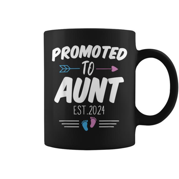 Promoted To Aunt Est 2024 Soon To Be Aunt Coffee Mug