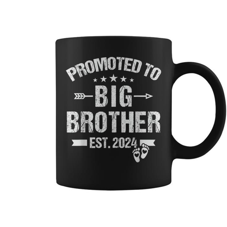 Promoted To Big Brother Est 2024 Bro Est 2024 Coffee Mug