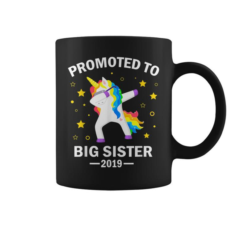 Promoted To Big Sister 2019 Unicorn Big Sister Coffee Mug