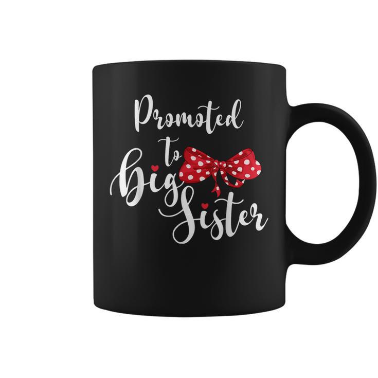 Promoted To Big Sister Sister To Be Mom Taza de café