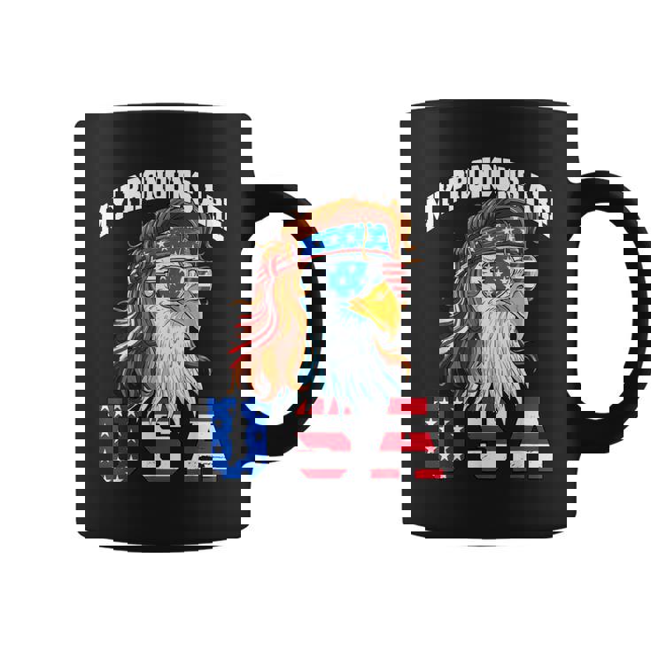My Pronouns Are Usa Eagle American 4Th Of July Coffee Mug