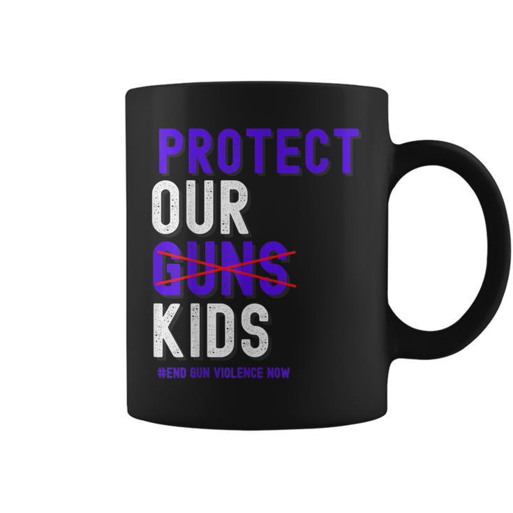 Protect Children Not Guns Orange End Gun Violence Coffee Mug