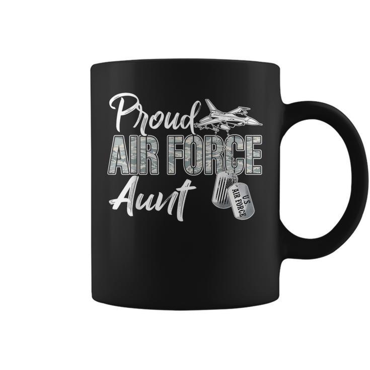 Proud Air Force Aunt Air Force Graduation Usaf Aunt Coffee Mug