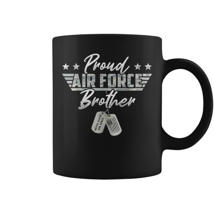 Proud Air Force Brother Military Air Force Family Matching Coffee Mug