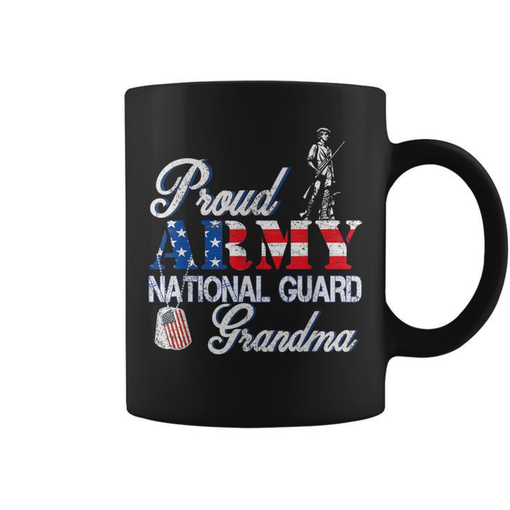 Proud Army National Guard Grandma Air Force Veterans Day Coffee Mug