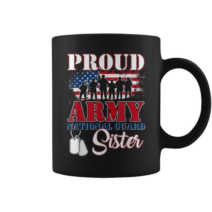 Proud Army National Guard Sister US Military Coffee Mug