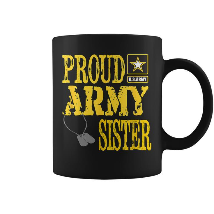 Proud Army Sister Military Pride Coffee Mug
