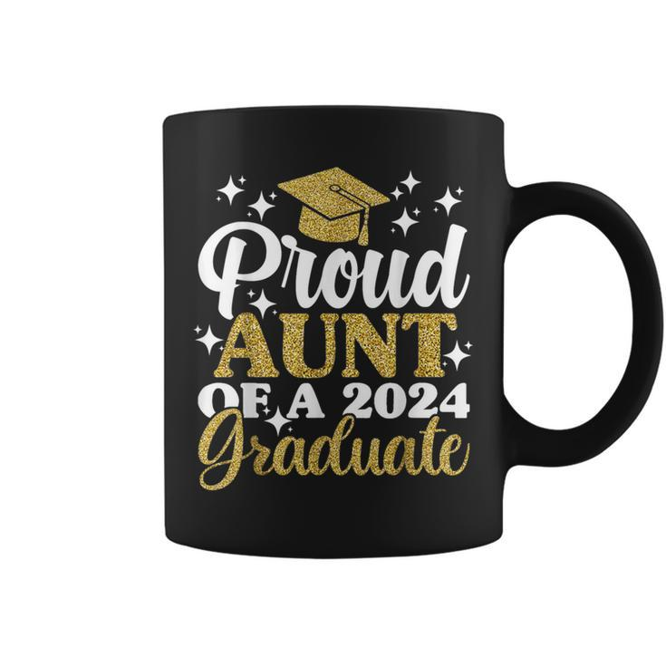 Proud Aunt Of A 2024 Graduate Graduation Family Coffee Mug