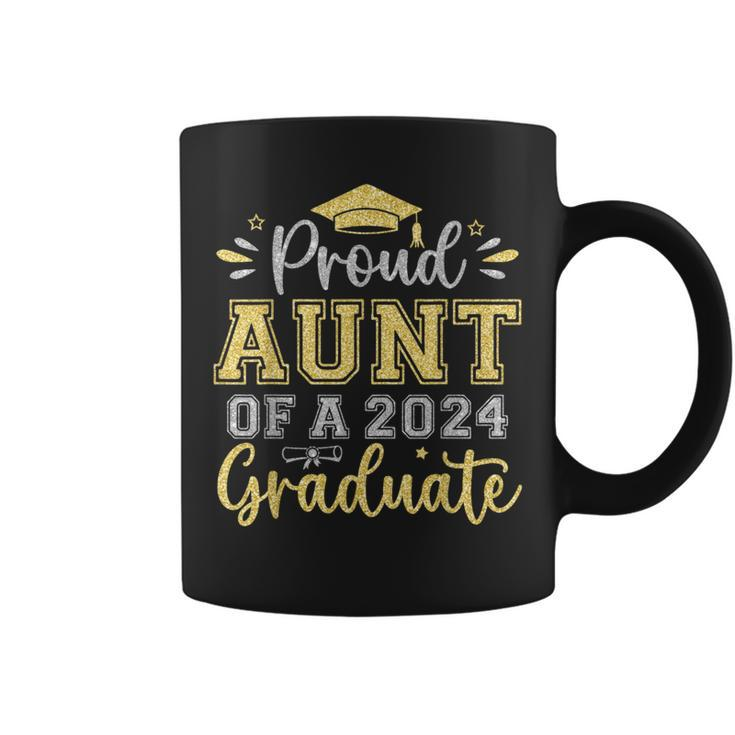 Proud Aunt Of A 2024 Graduate Senior Graduation Women Coffee Mug