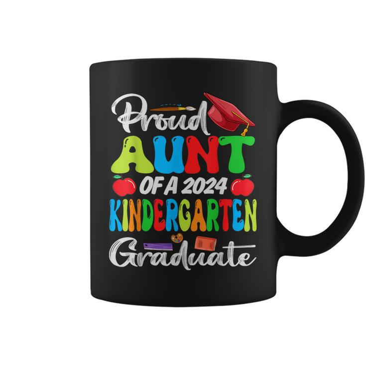 Proud Aunt Of A 2024 Kindergarten Graduate Coffee Mug
