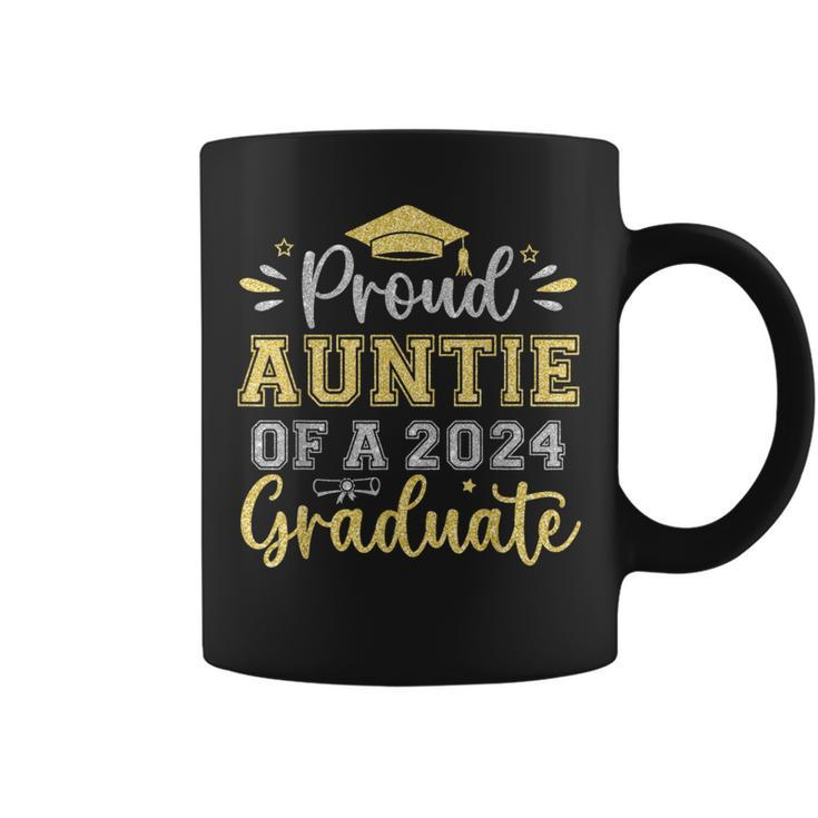 Proud Auntie Of A 2024 Graduate Senior Graduation Women Coffee Mug