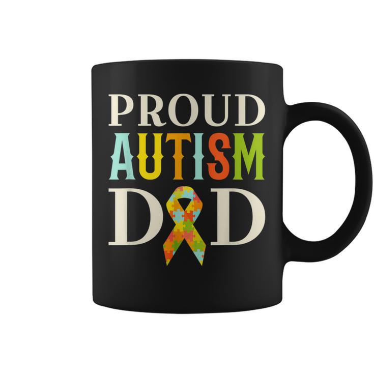 Proud Autism Dad Autism Awareness Coffee Mug