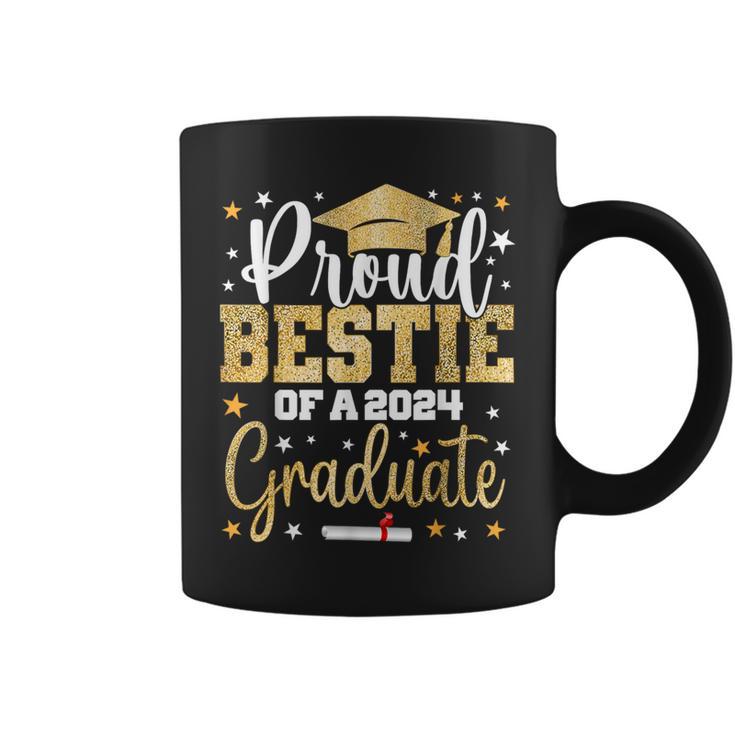 Proud Bestie Of A 2024 Graduate Class Graduation Best Friend Coffee Mug