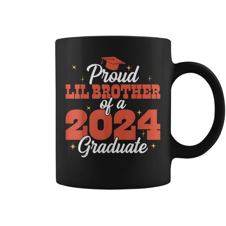 Proud Brother 2024 Senior Family Matching Graduation Coffee Mug