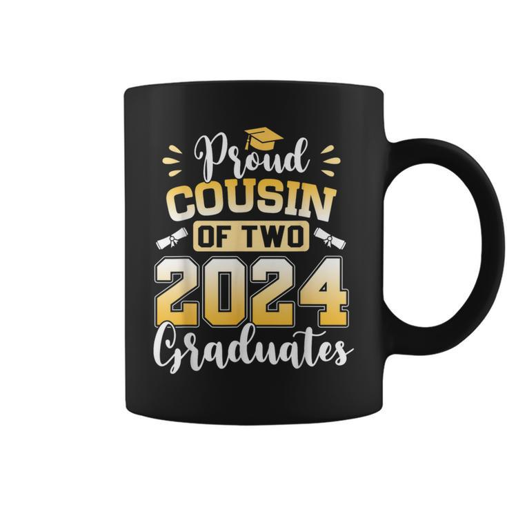 Proud Cousin Of Two 2024 Graduates Senior Class Of 2024 Coffee Mug