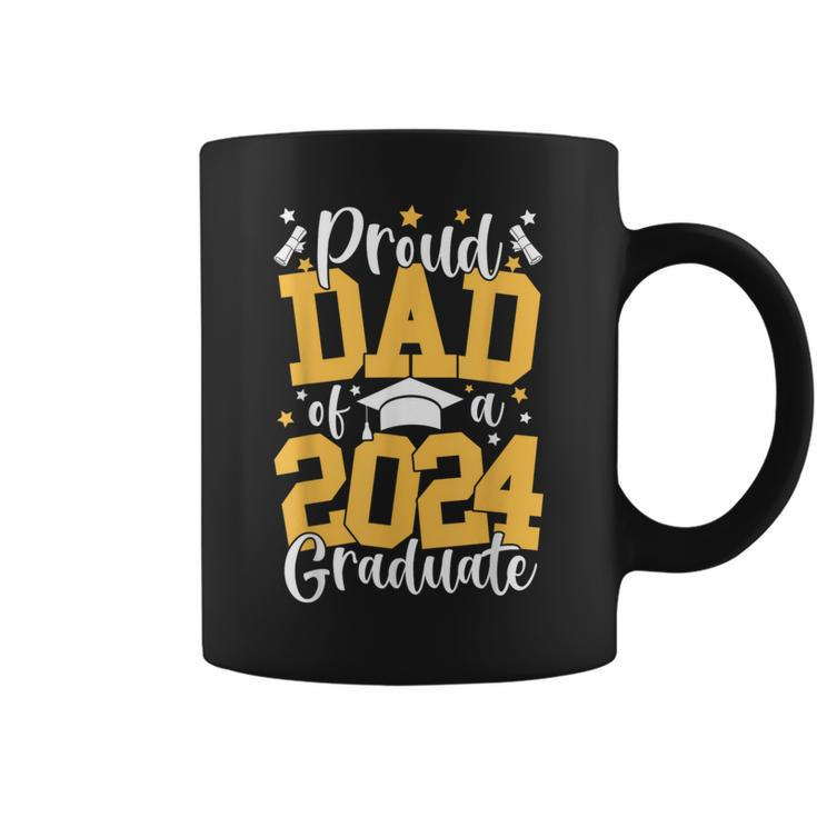 Proud Dad Of A Class Of 2024 Graduate Matching Family Coffee Mug