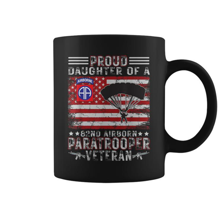 Proud Daughter Of A 82Nd Airborne Paratrooper Veteran Coffee Mug