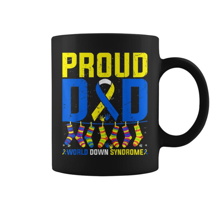 Proud Father World Down Syndrome Dad 2024 Coffee Mug