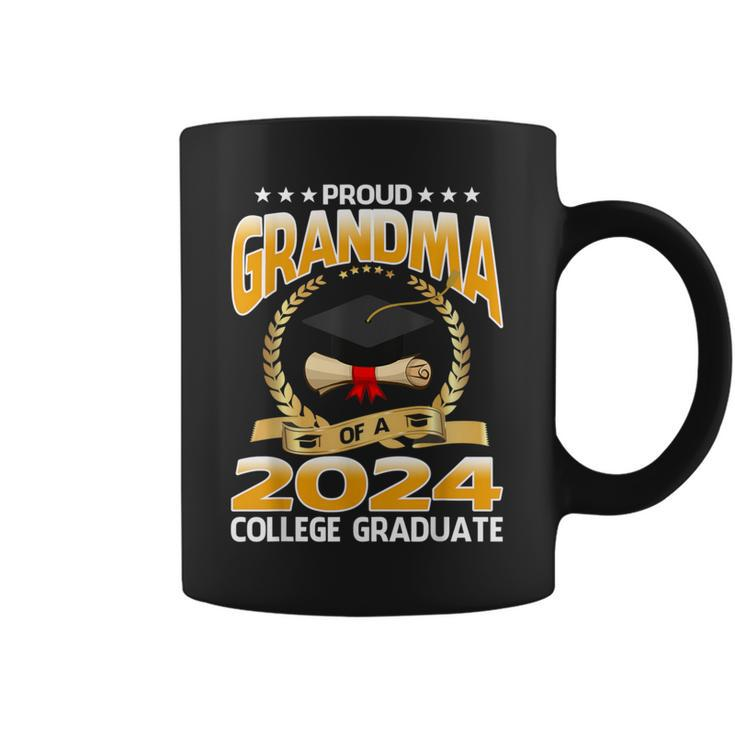 Proud Grandma Of A 2024 College Graduate Coffee Mug