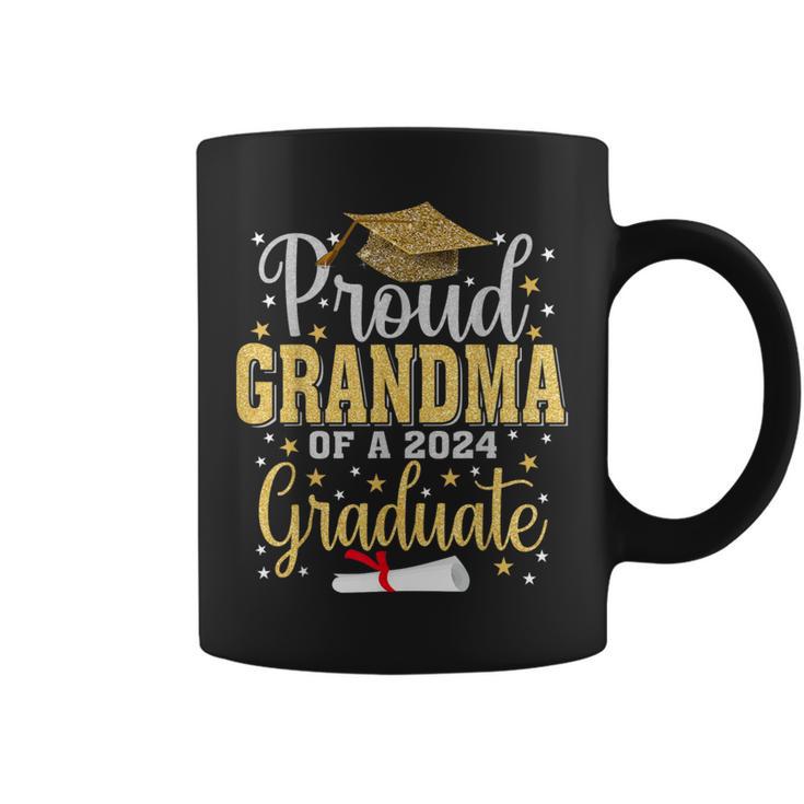 Proud Grandma Of A 2024 Graduate For Family Graduation Coffee Mug