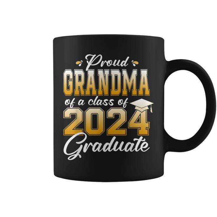 Proud Grandma Of An Awesome 2024 Graduate Family College Coffee Mug
