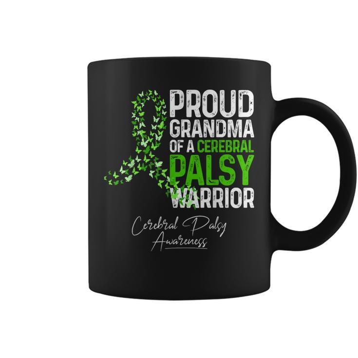 Proud Grandma Of A Cerebral Palsy Warrior Cp Awareness Coffee Mug