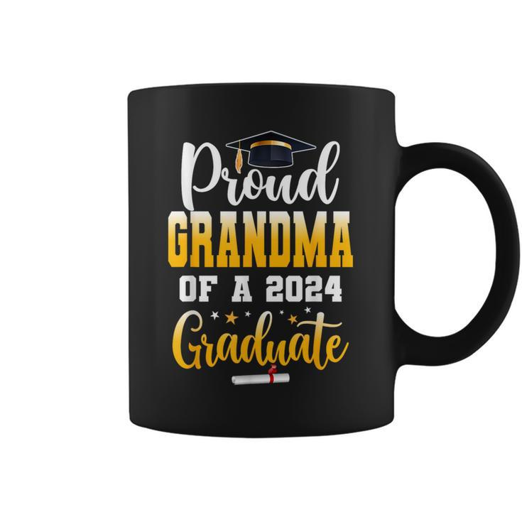Proud Grandma Of A Class Of 2024 Graduate Senior Grandma Coffee Mug