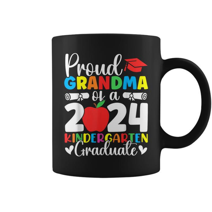 Proud Grandma Class Of 2024 Kindergarten Graduate Graduation Coffee Mug