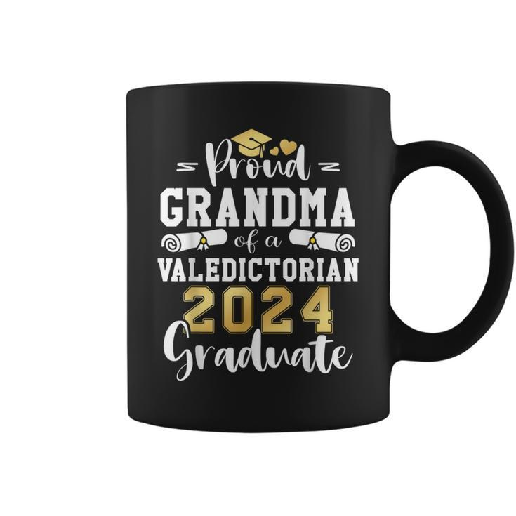 Proud Grandma Of A Valedictorian Class 2024 Graduation Coffee Mug
