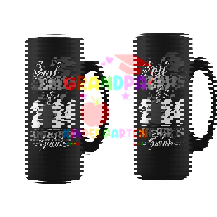 Proud Grandpa Of A 2024 Kindergarten Graduate Graduation Coffee Mug