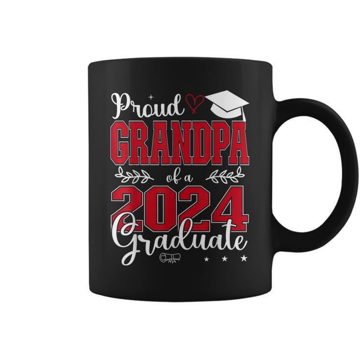 Proud Grandpa Of A Class Of 2024 Graduate For Graduation Coffee Mug