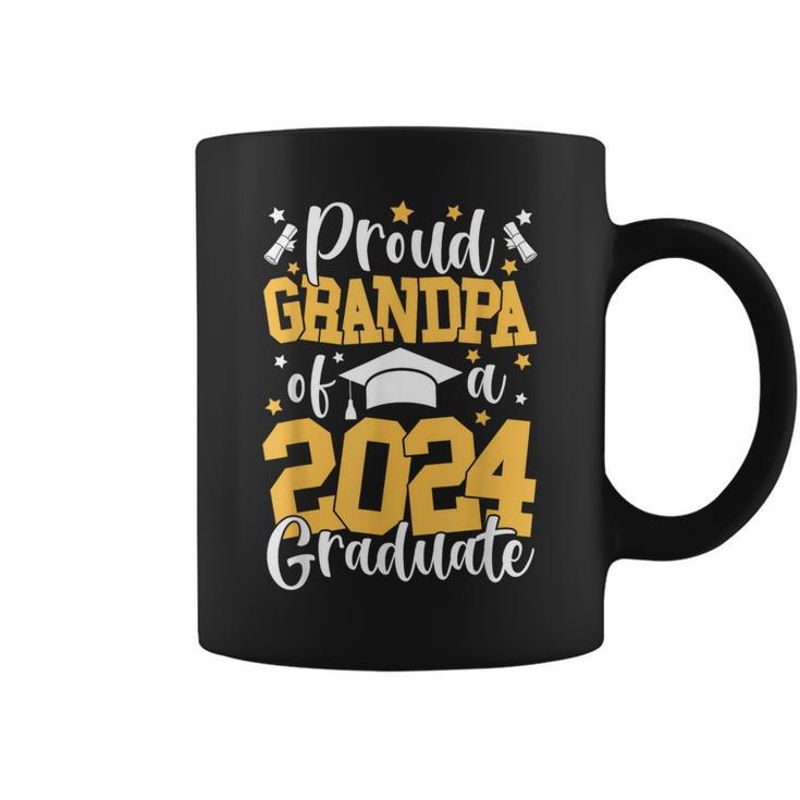 Proud Grandpa Of A Class Of 2024 Graduate Matching Family Coffee Mug