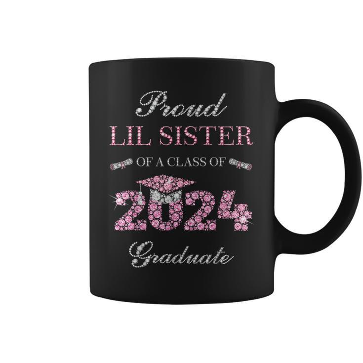 Proud Lil Sister Of A Class Of 2024 Graduate Coffee Mug