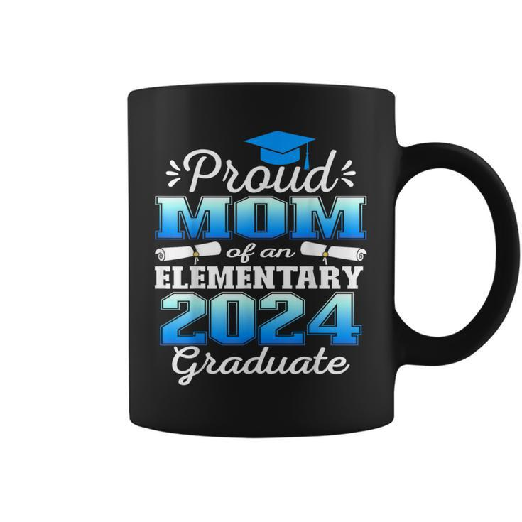 Proud Mom Of 5Th Grade Graduate 2024 Elementary Graduation Coffee Mug