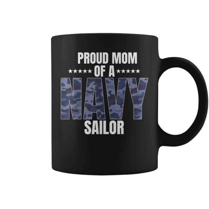 Proud Mom Of A Navy Sailor Veteran Day Coffee Mug