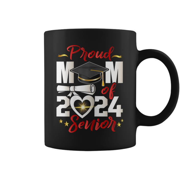 Proud Mom Of A Senior 2024 Graduate 24 Mommy Graduation Coffee Mug
