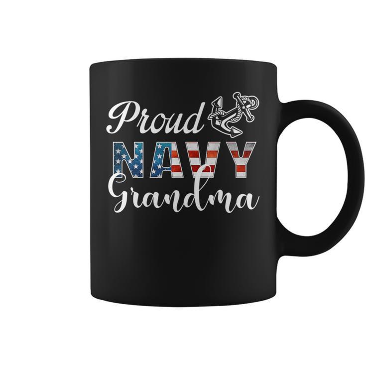 Proud Navy Grandma Military Grandma Coffee Mug