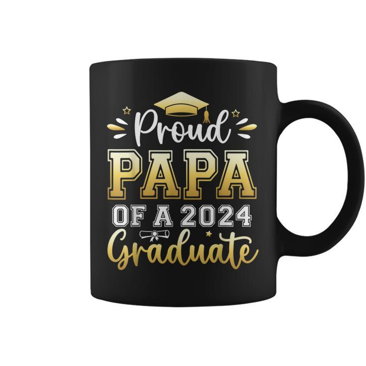 Proud Papa Of A 2024 Graduate Senior Graduation Men Coffee Mug