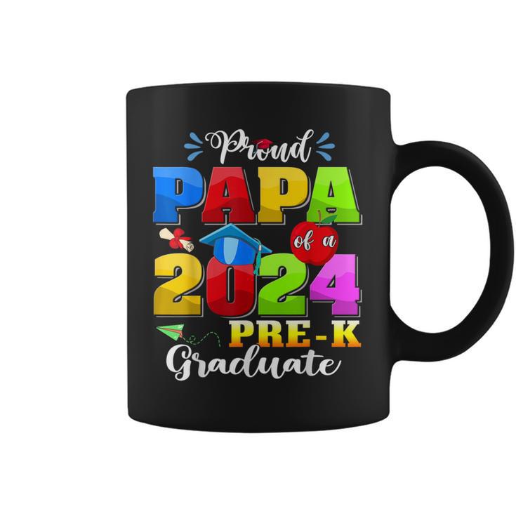 Proud Papa Of A 2024 Pre-K Graduate Family Lover Coffee Mug