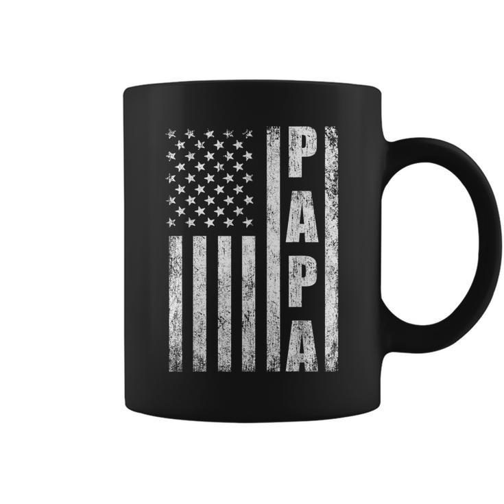 Proud Papa Fathers Day 2021 From Grandchildren Coffee Mug