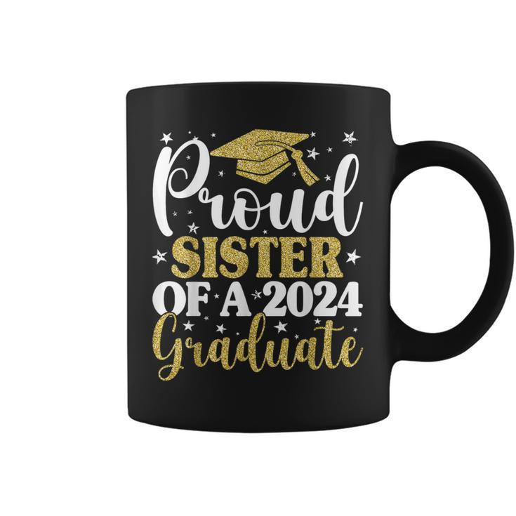 Proud Sister Of A 2024 Graduate Graduation Matching Family Coffee Mug