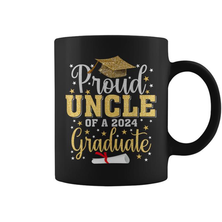 Proud Uncle Of A 2024 Graduate Graduation Family Coffee Mug