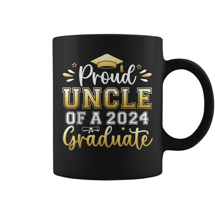 Proud Uncle Of A 2024 Graduate Senior Graduation Men Coffee Mug