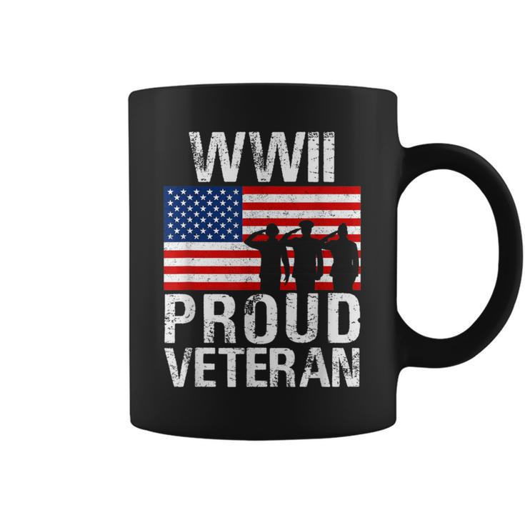 Proud Wwii World War Ii Veteran For Military Men Women Coffee Mug